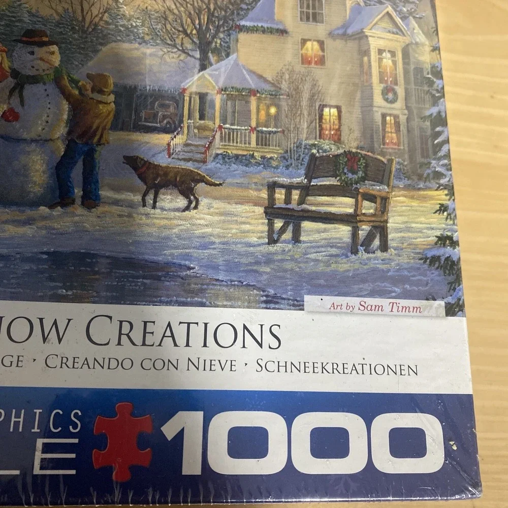 Eurographics Snow Creations Jigsaw Puzzle Unisex Size 1000 Multi Sam Timm Winter